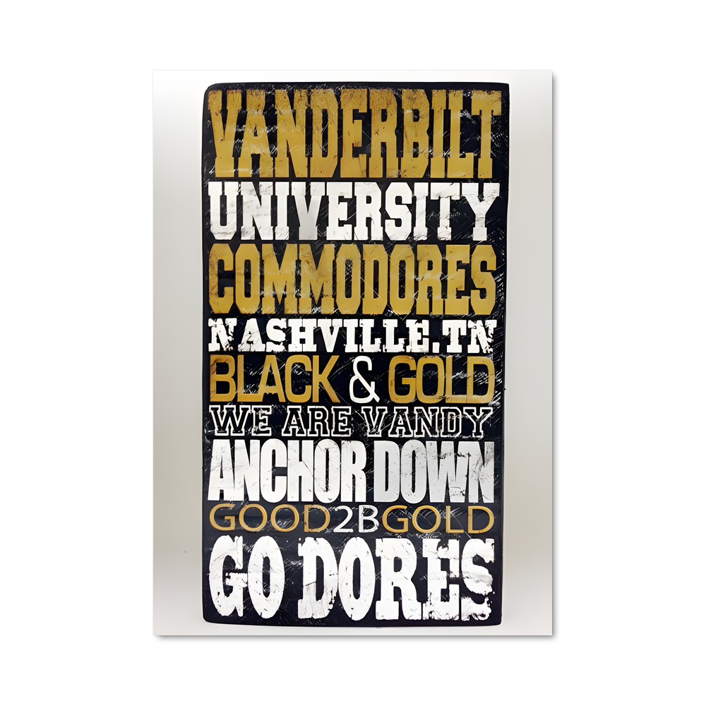 Poster Vanderbilt Legacy – affiche Baseball